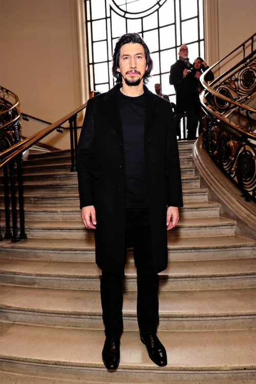 Adam Driver attending the Burberry Autumn/Winter 2022 Runway Show at Central Hall Westminster on Mar