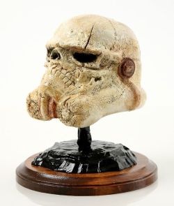 xombiedirge:  Custom Storm Trooper Helmets, (Click images for artist info). Part of the Star Wars Legion Art Exhibit, open until Sunday, May 5th 2014, at the Robert Varges Gallery. All proceeds benefit the Willing Hearts charity