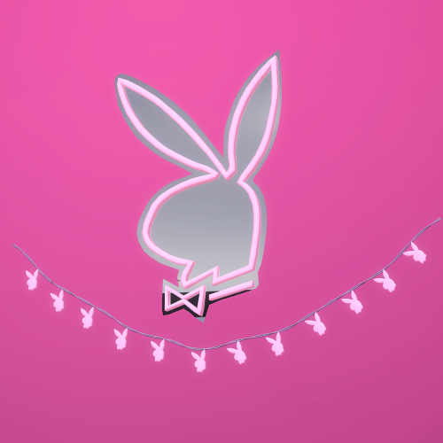 xplatinumxluxexsimsx:Playboy Set*Patron Requested*Set Contains: • Neon Bunny Mirror• Neon 