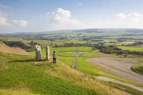 Crawick Multiverse is an artland visitor attraction and events venue in Dumfries & Galloway.