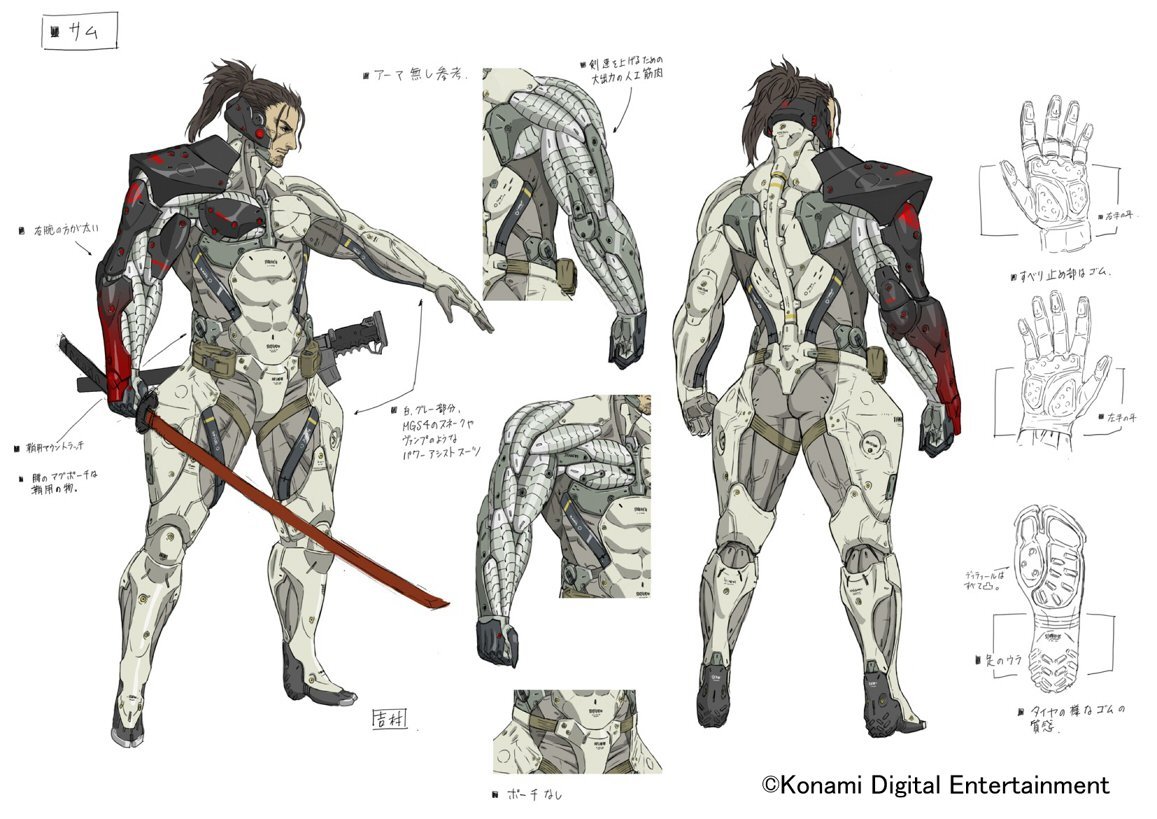 videogamesdensetsu: Metal Gear Rising character - G4ZDTechTV