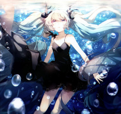 hatsune miku (shinkai shoujo (vocaloid) and