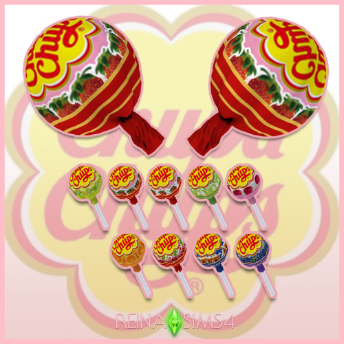 REINA_TS4_ BIG CHUPA CHUPS ACC SET ✔ TERMS OF USE !* New mesh / All LOD* No Re-colors without permis