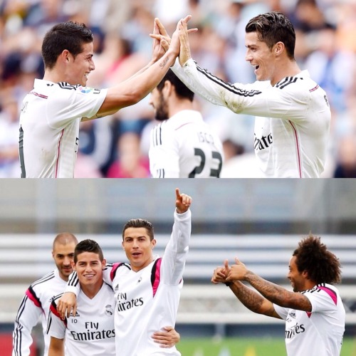 toonikroos: Cristiano Ronaldo + James Rodriguez