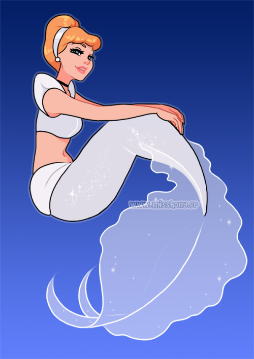 misshollyslair:I’m only a week late :D Cinderella for day 11 of the Mermay challenge !