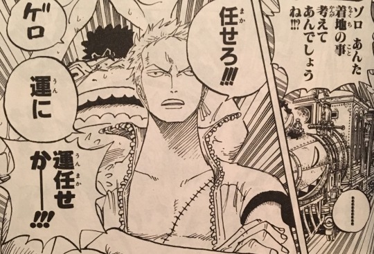 日本語でワンピース Zoro S Line About Leaving The Landing Of The Sea