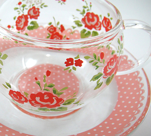 XXX kawaiiteatime:  rose tea cup  photo