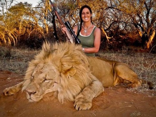 Fuck you Melisa Bachman. You pulled a trigger and killed something for sport.  