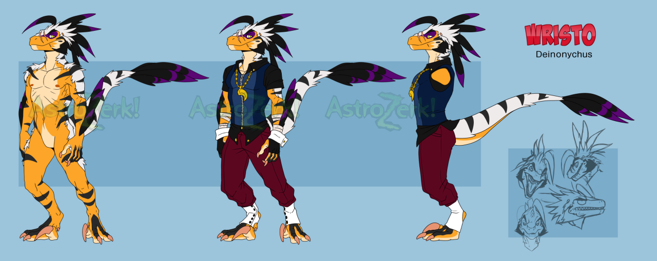 Alixiros the Deinonychus by Kalemendrax -- Fur Affinity [dot] net