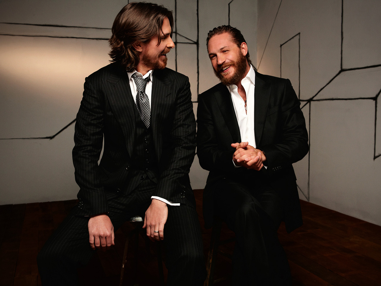 Le coeur du bonheur — repimg: Christian Bale & Tom Hardy #02