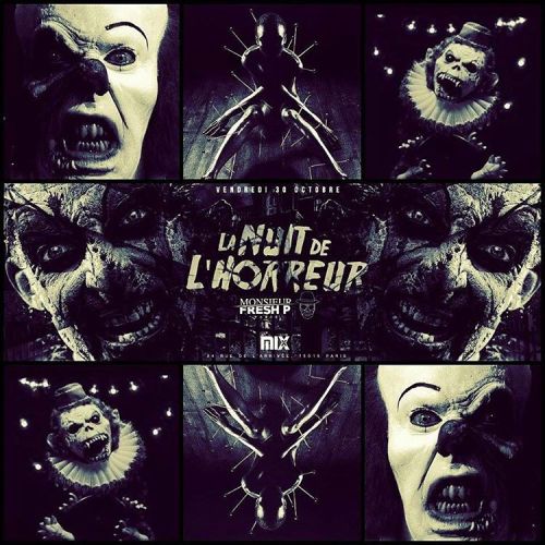 SOIRÉE MACABRE EN VUE… > LA NUIT DE L’ HORREUR < ___ MONSIEUR FRESH.P___  ■ Info/Resa 👤 Fabien Fargeau  Tél.: 07.82.72.90.73 #VENDREDI #mixclubparis #party #paris #drink #night #fire #halloween #monster  (à Mix Club)