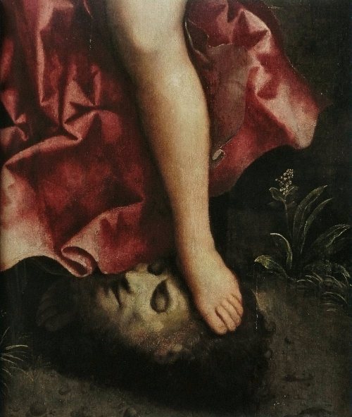 koredzas: Giorgione - Judith with the Head of Holophernes. Detail. 1504
