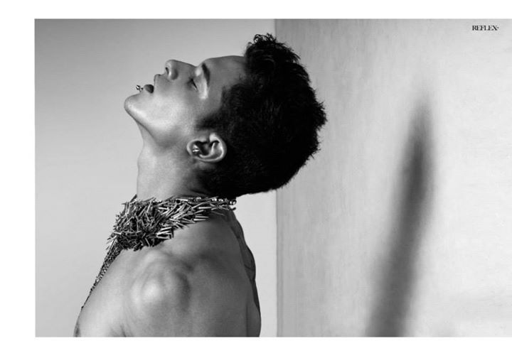 imageamplified:  REFLEX HOMME: Diego Fragoso in Brand Upon the Brain by Eric Alessi