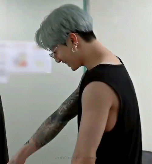 I Cant Believe We Actually Got To See Jungkook In Sleeveless With His Entire Tattoos Sleeve On Display
