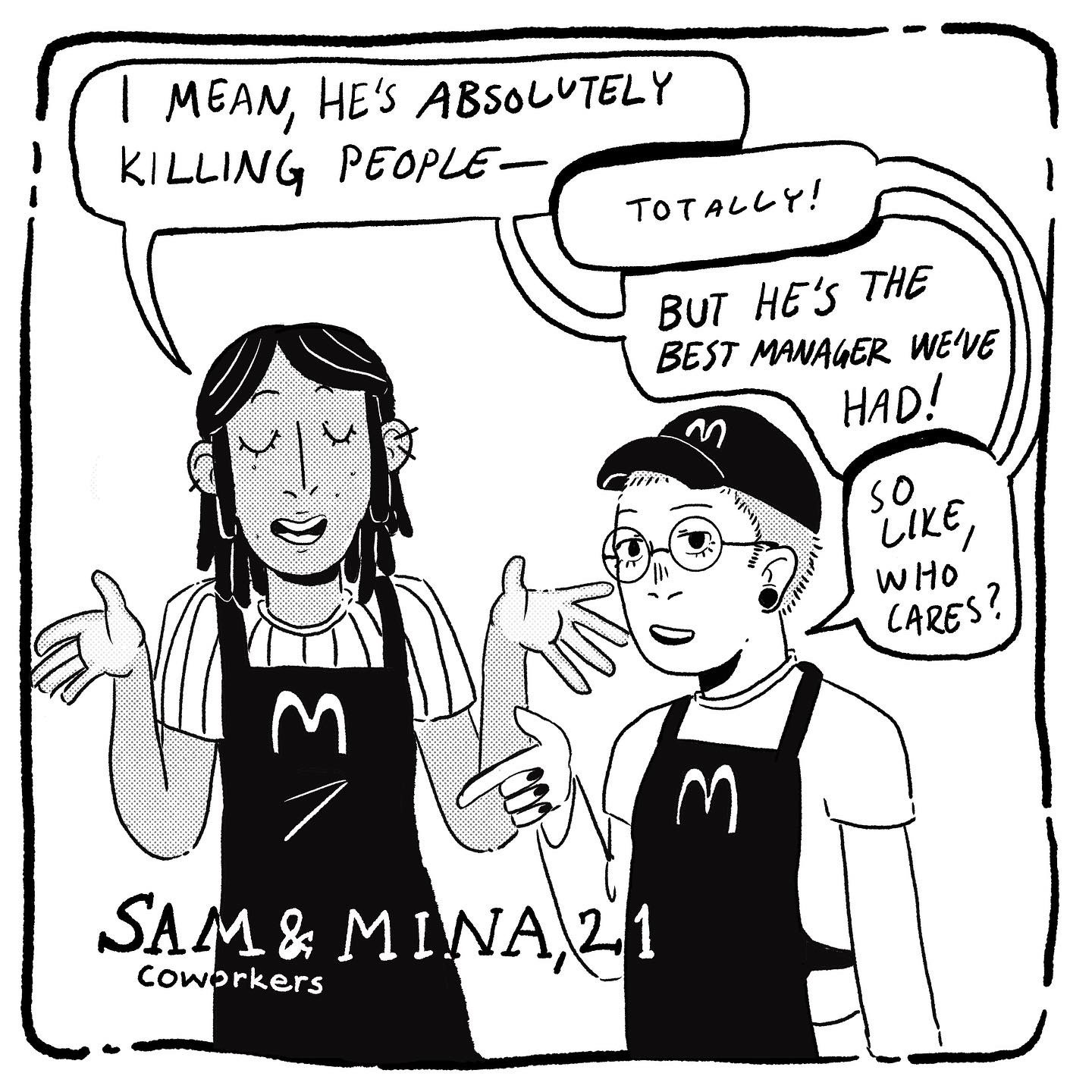 mixmioart:🦇Service  Mindset🦇Don’t be rude to whoever has the midnight shift