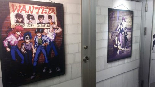 hi-jacque-japan:  Inside the Yu Yu Hakusho cafe.  My dreams!  