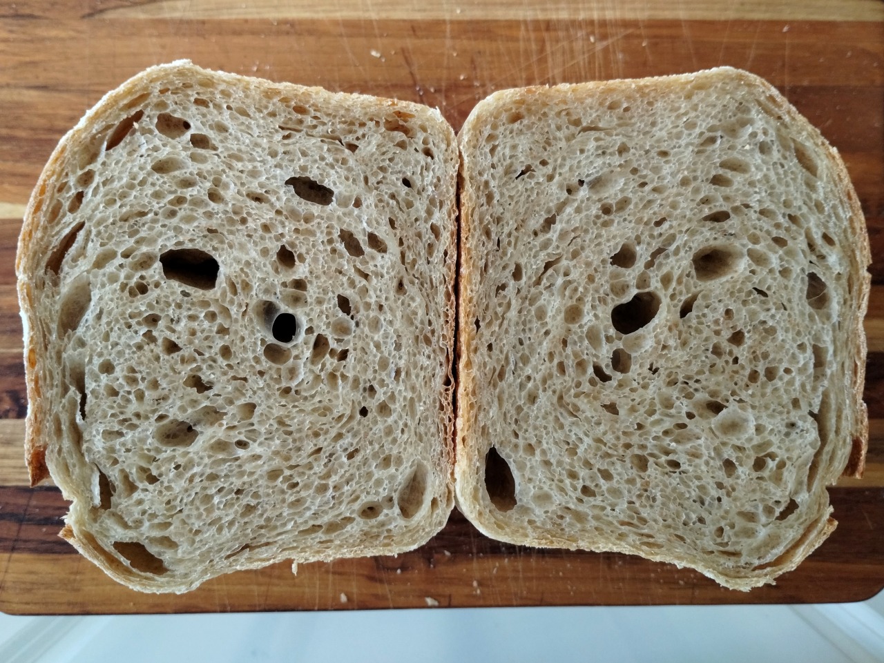 Honey Wheat Sourdough Sandwich Bread - Baker Bettie