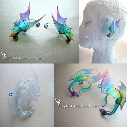 sosuperawesome: Sarah Evans uses layers of iridescent acetate to make mobiles, suncatchers, costume