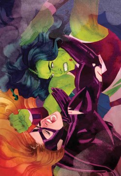 patloika:  She-Hulk vs. Titania by Kevin