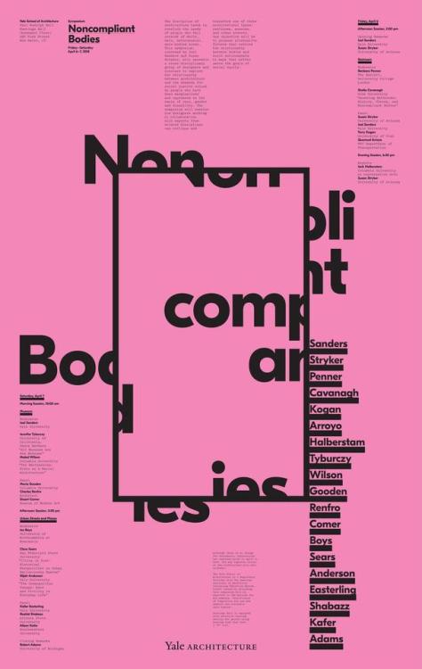 yalegraphicdesign: Pentagram See: The Yale School of Architecture Poster Archive