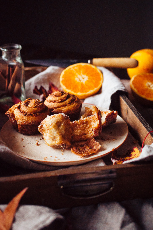 sweetoothgirl:  Cinnamon, Orange, And Hazelnut Morning Buns  