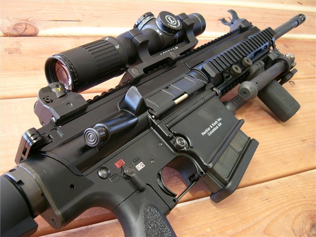 gunrunnerhell:  HK MR762A1 The MR762A1 is the civilian model of the HK 417, the big