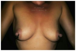 nikikittenniki:  If your lucky enough to find me on top of you in the middle of the night this is what my tits look like hanging on your face…my huge nipples always look good whether there in my boyfriend’s or my cuckold husband’s mouth… my husband