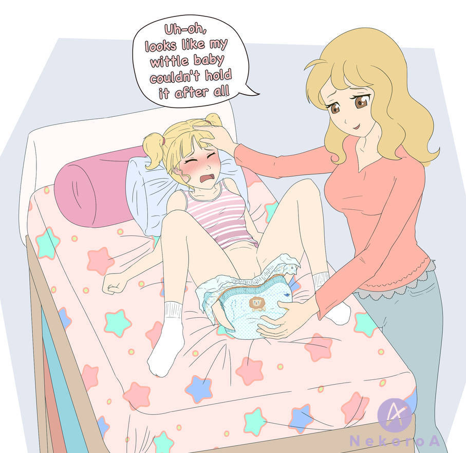 diaperedsassy:  Mom’s baby pt1 by NekoroA https://www.deviantart.com/nekoroa/art/Mom-s-baby-pt1-746177712Mom’s