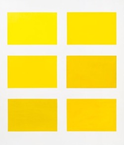 vuls:Gerhard Richter Six Yellows1966 200 cm x 170 cm Catalogue Raisonné: 141Oil on canvas