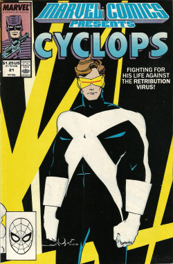 Marvel Comics Presents Featuring Cyclops, No. 21 (Marvel Comics, 1989). Cover Art