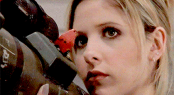 jane-villanueva:  buffy summers appreciation week ♡ day six: favorite season. “Buffy stares at him, his words hitting home. She looks exhausted, and terribly sad. She shuts her eyes. he lunges, shooting his arm out, the sword straight at her face.