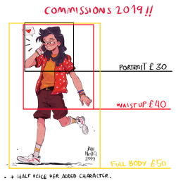 bibinella:  Hi guys, I’m back again with commissions! I need money for a thing I wanna do this year and I would love to save from now :3 if you’re interest, just pop in my dm &lt;3 Here are my social media: TwitterInstagramTumblrHere you can see