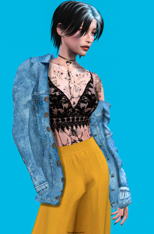 MaliaCalling Hair @mmsims // Occult Earrings @blahberry-pancake // Jadior Choker - Nole Culottes @th