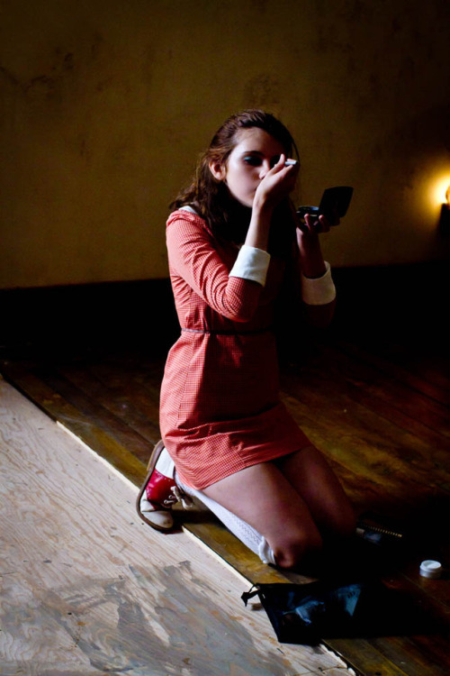  Kara Hayward by Niko Tavernise on the set for Moonrise Kingdom 2011