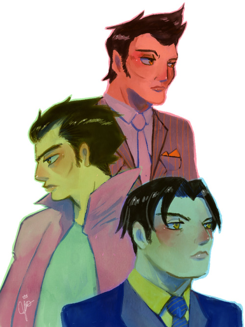 Here’s a little painting of  Enrico, Massimo, and Federico since I’ve barely seen a
