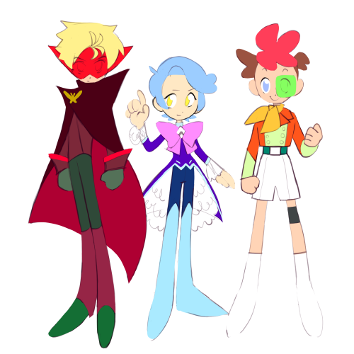 The Champions !!!! These Are My First Ideas For Their Duel Outfits!!!!!! I Will Keep Working On Them