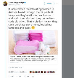 bullydogblog:  a-gay-angry-dog-man: who-is-page:  a-gay-angry-dog-man:  Sorry but I honestly do not care if some criminal needs free pads. Just use toliet paper like every other women does when they ruin out.   I should care about all criminals who are