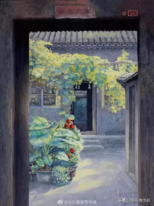 iamjapanese: Huang Youwei（黄有维 Chinese, b.1965）watercolour paintings  Source: 1 2 3 4 5