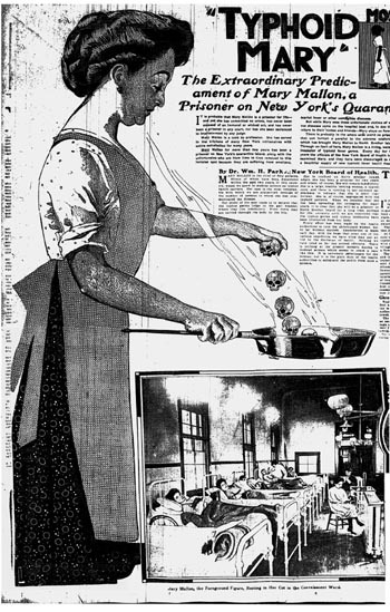 pinkworld256:  On This Day In History~ February 19th 1910; Typhoid Mary is freed