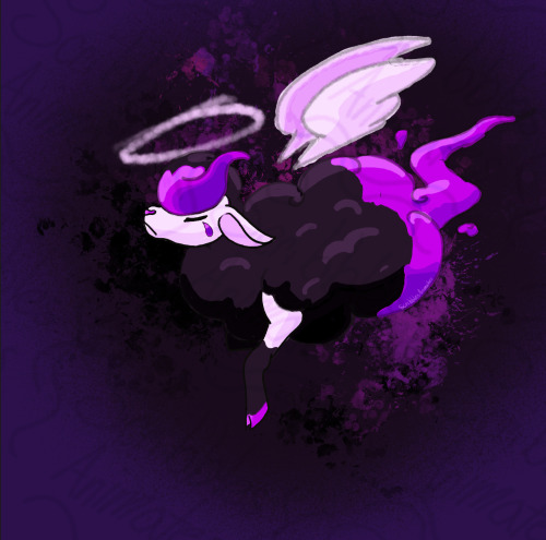 Bansheep The Spoopy Emo Sheep