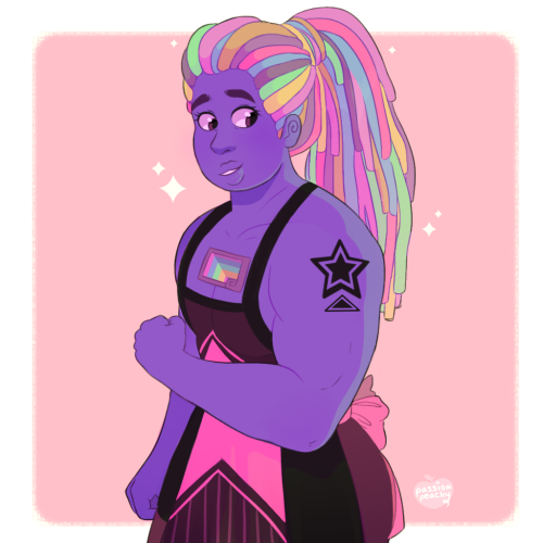 passionpeachy - concept - Bismuth…but with a long ponytail