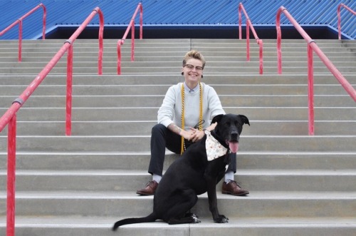 Graduating with honors from Cal State University LB tomorrow afternoon!