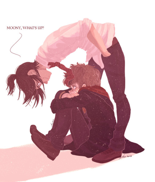 Sirius: Mooooooony! What’s Up!? Remus: Nothing… Sirius: Moooony. Remus:…another One… Sirius: