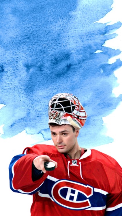 Carey Price + blue watercolor /requested by anonymous/