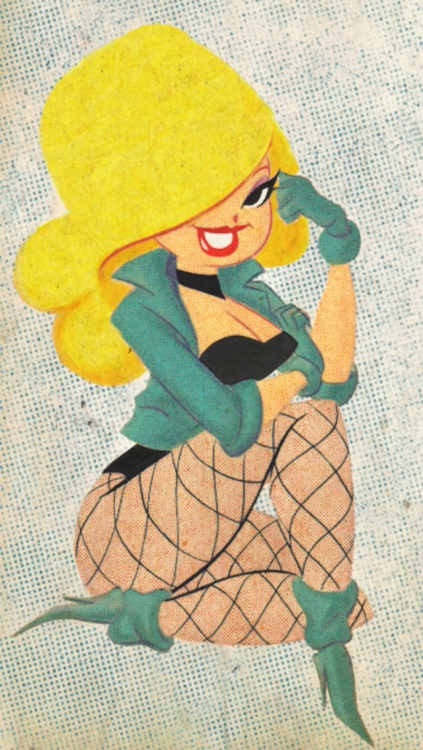 #BlackCanary #art by #justincoffee. -RL Found here: http://justincoffee.deviantart.com/art/Black-Can