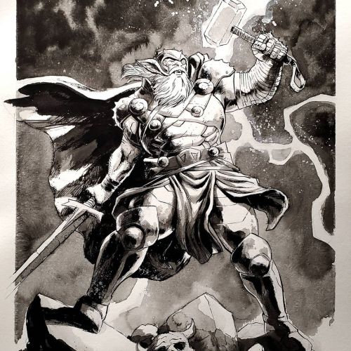 King Thor done at #c2e2 We’re facing the end of 2021 and King Thor faced the end if the univer