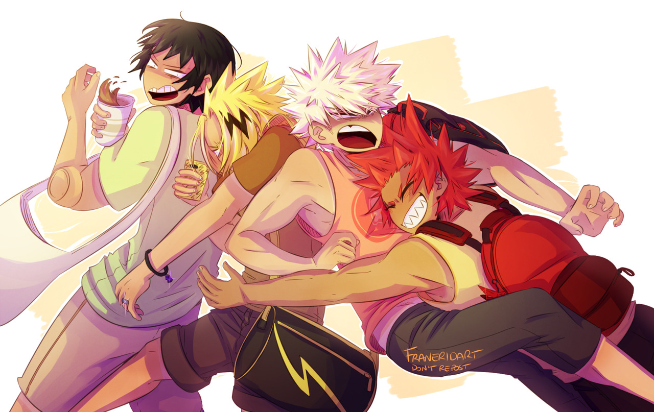 Plus Ultra! — franeridart: Tackle-hug your friends! It's the...