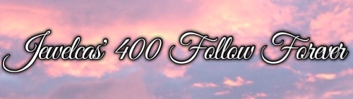 jewelcas:thank you guys so much for 400 !!! I cannot believe so many of you follow my trash blogMutu