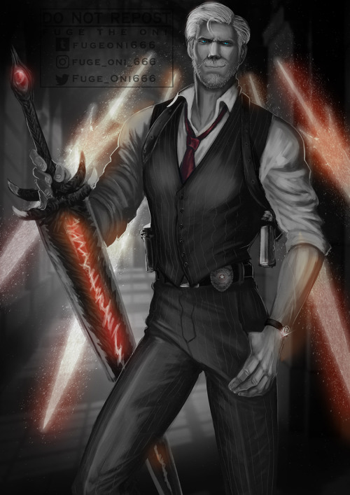 Basically, Noir Detective/ Devil Hunter Dante :3 I saw the mod swap of Leon&rsquo;s Noir costume on 