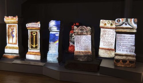 blueiskewl:Roman Altars Reveal Their True Colors Seven Roman altars at the Great North Museum: Hanco